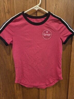 Girls Justice Gymnastics Short Sleeve Shirt.  Size 10